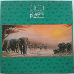 Exquisite FX Schmid African Wildlife Safari Jigsaw Puzzle