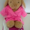 Build A Bear Bunny Rabbit with Pink Dressing Gown