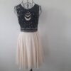 Lace and Beads Skater Dress