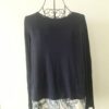 Petite Blue Layer Top Size 8